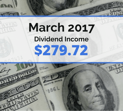 March 2017 Dividend Income – $279.72