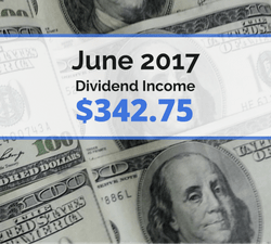 June 2017 Dividend Income – $342.75