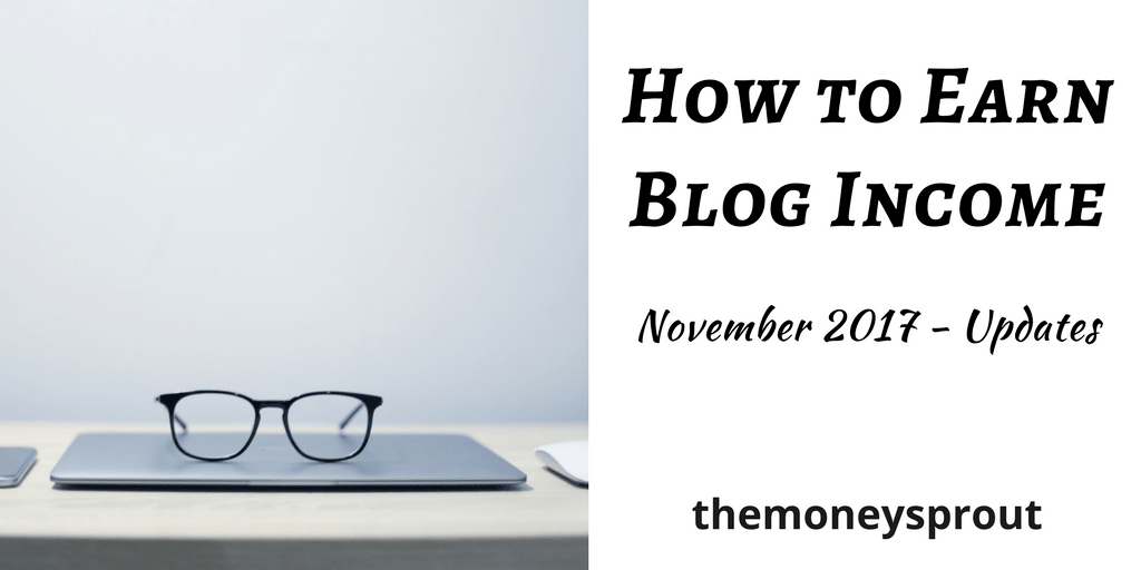 How to Earn Blog Income – November Results