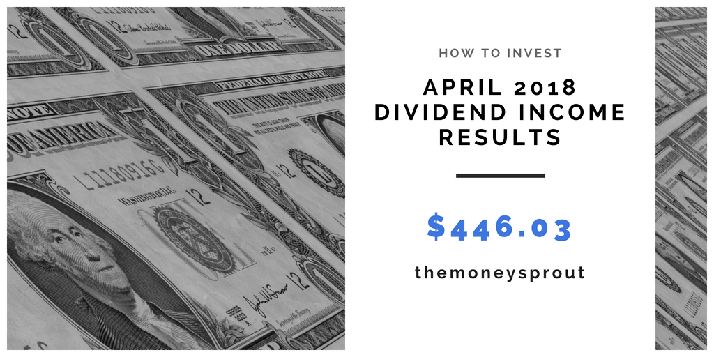 How Much Dividend Income Did We Earn in April 2018?